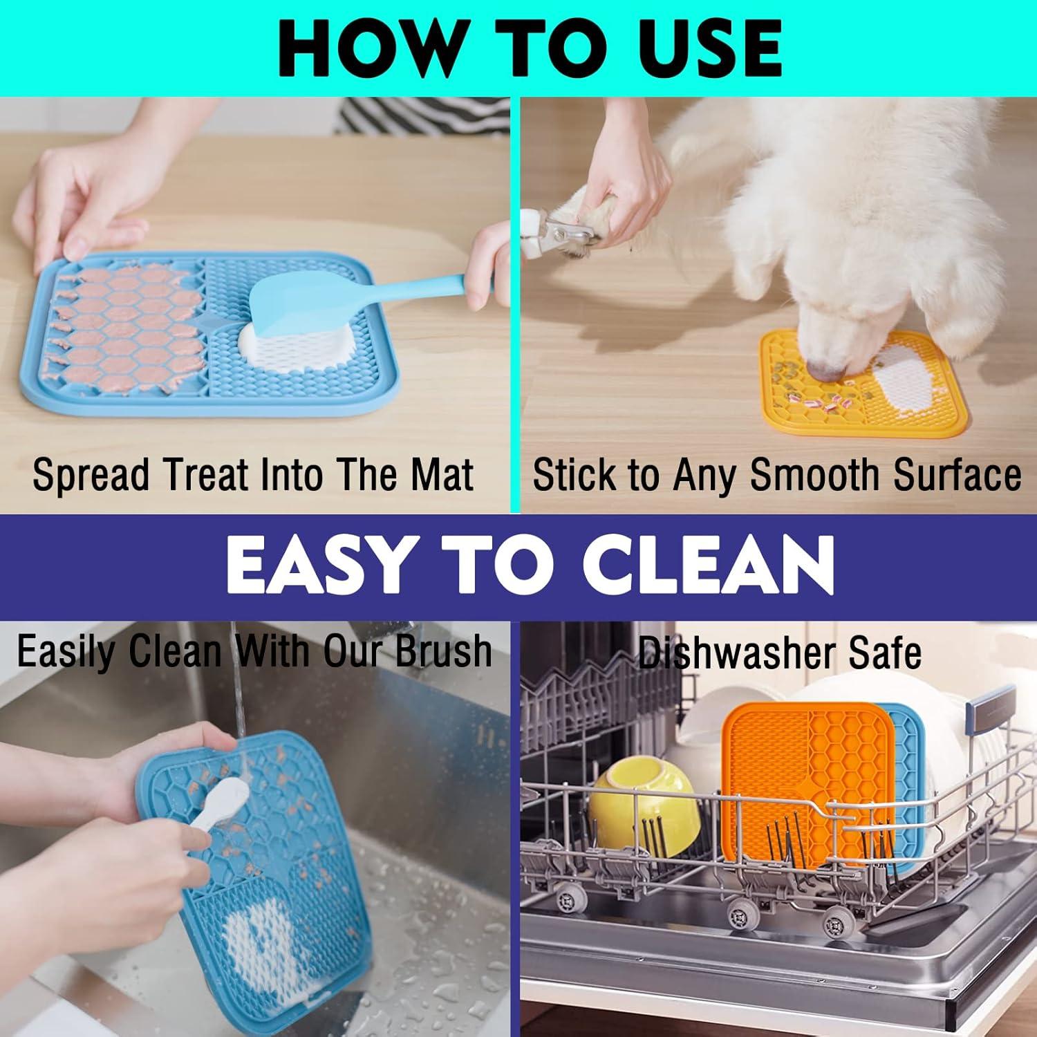 Alfombrillas de Lamer para Perros Kwispel - 3 Pcs 20.8 cm