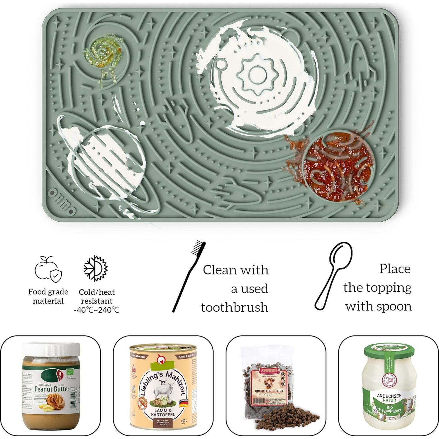 Alfombrilla de Lamer OHMO para Perros y Gatos - 24.9x15 cm