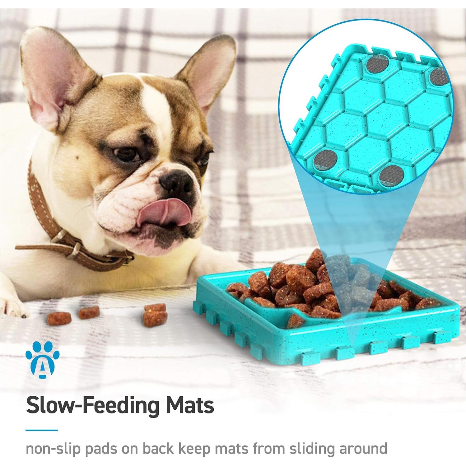 Alfombrilla y Bandeja de Alimentación Lenta AnyPet APT06 - 15x15 cm