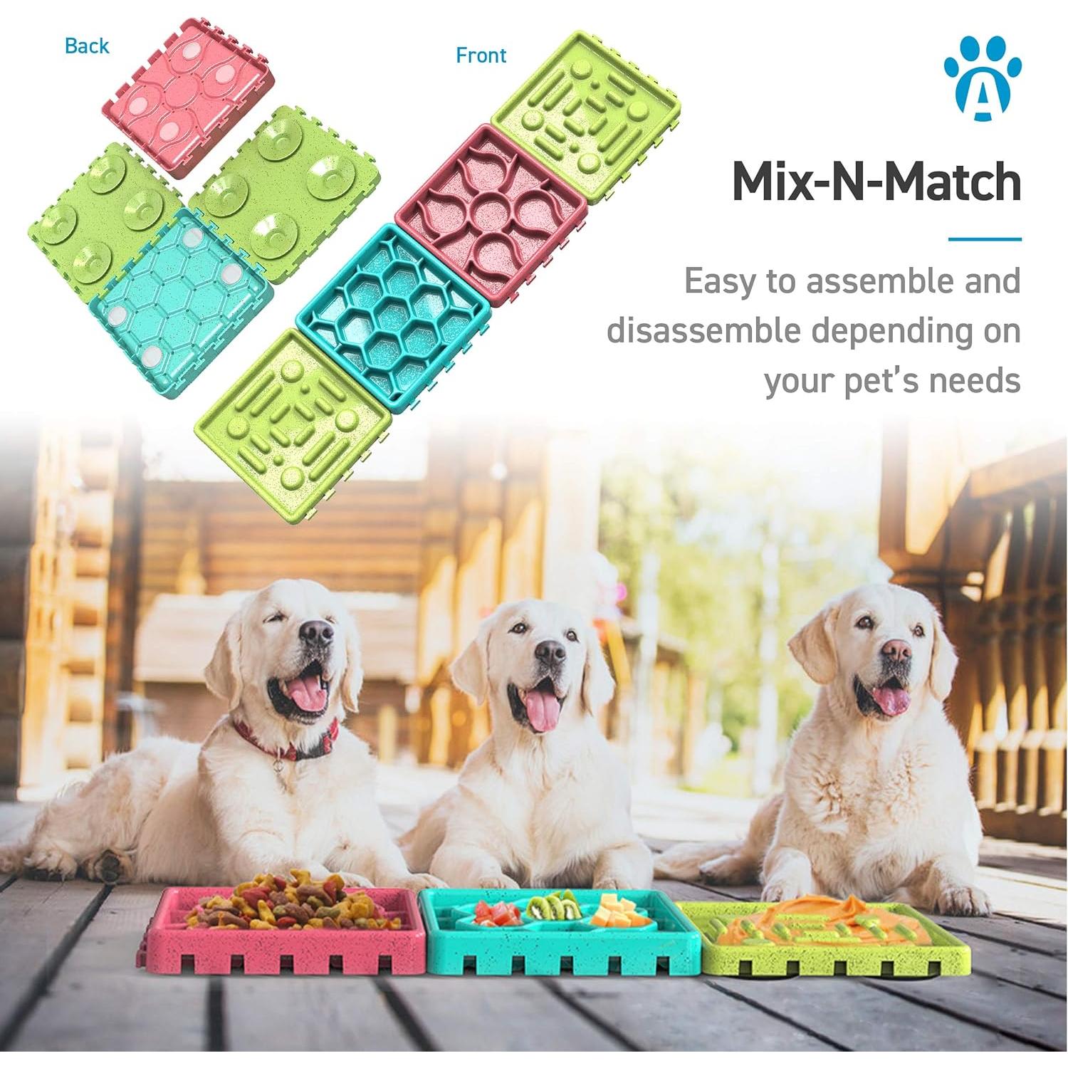 Alfombrilla y Bandeja de Alimentación Lenta AnyPet APT06 - 15x15 cm