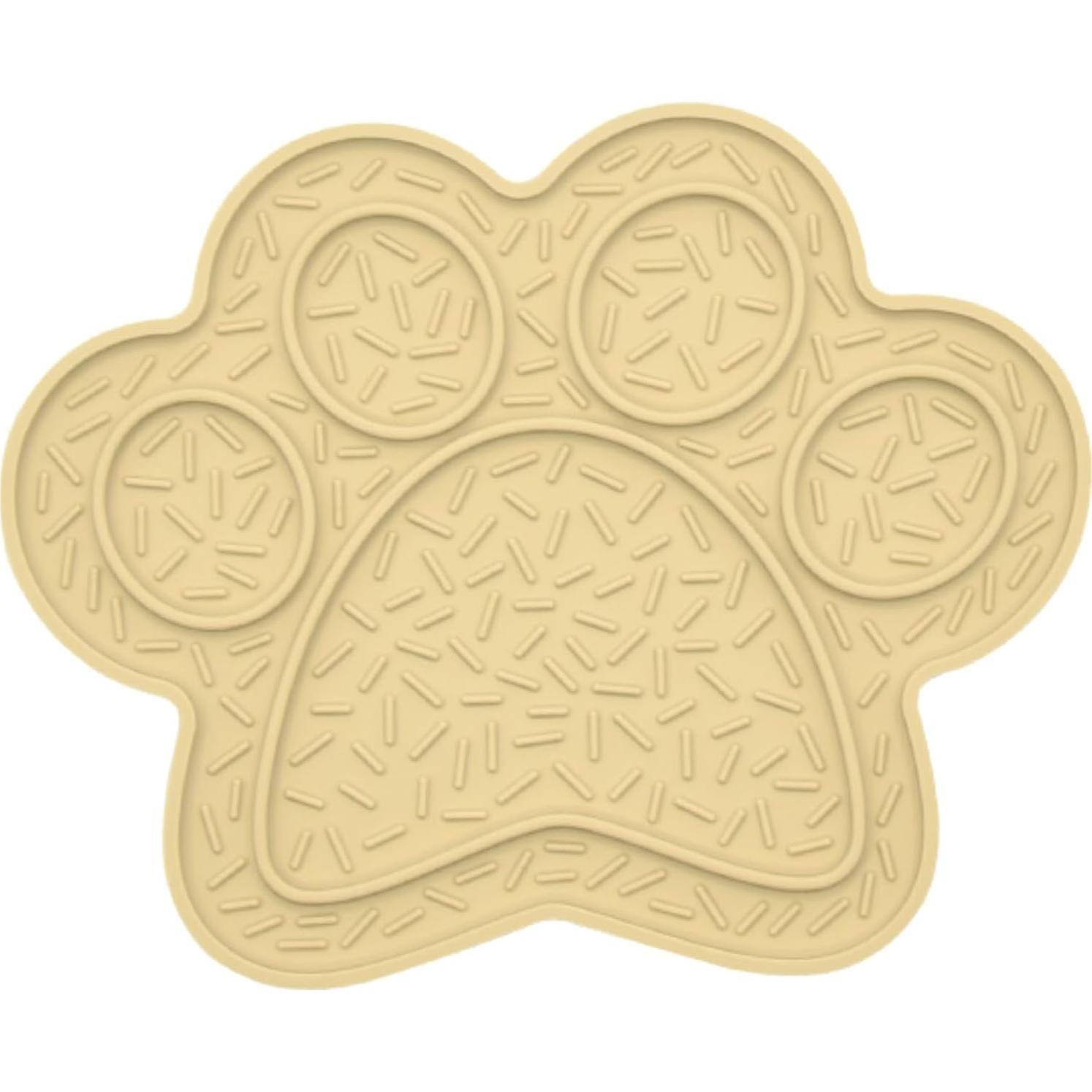 Tapete Lick DOOGUES para Perros - Alimentación Lenta Beige