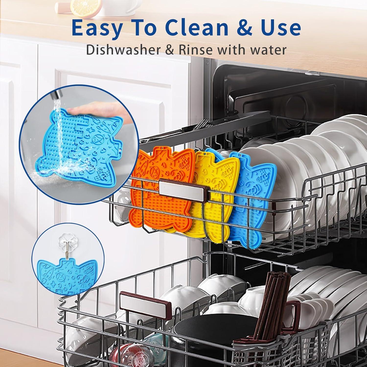 Alfombrilla de Lamido para Perros y Gatos LPFLASAT 3 Pack