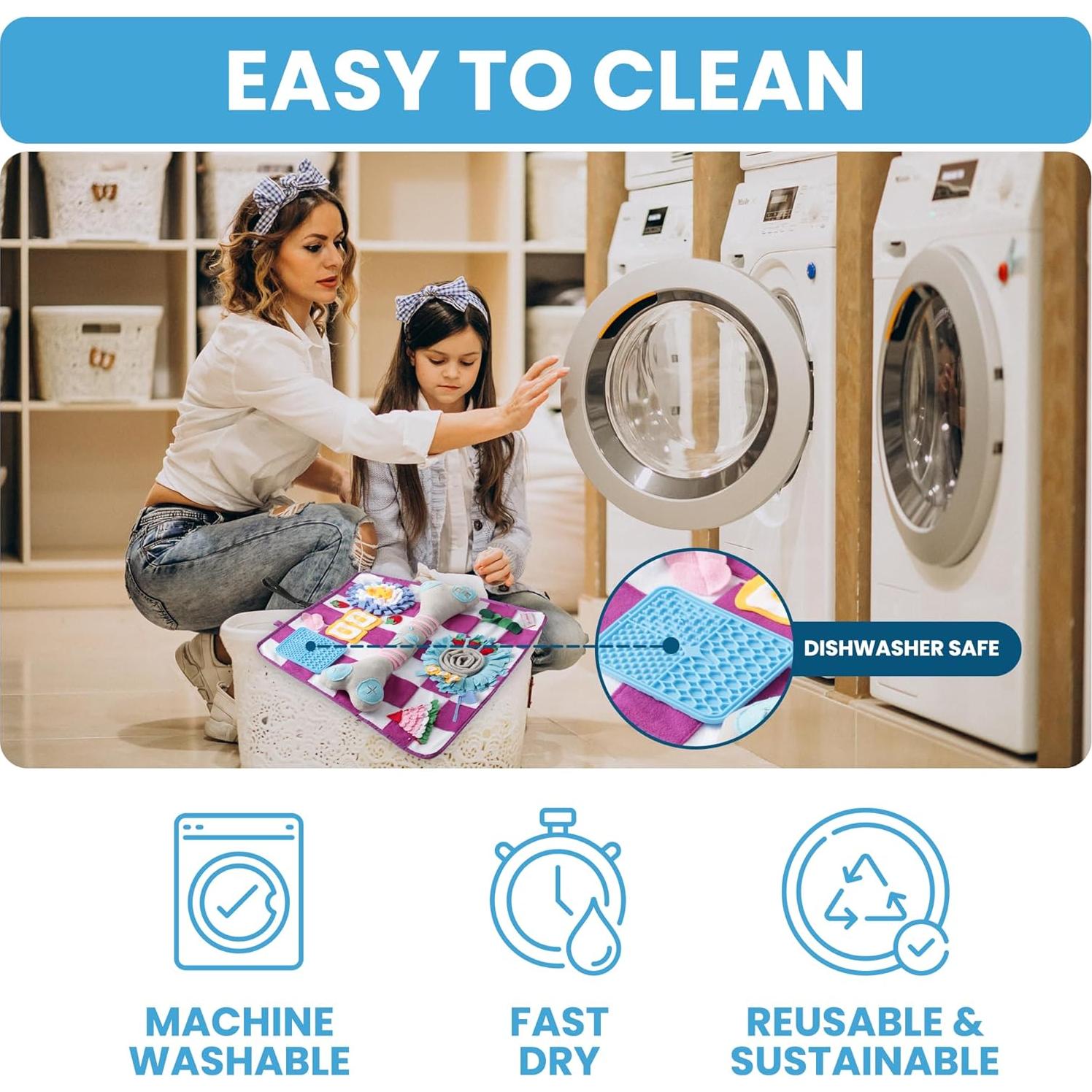 Alfombra de Olfateo para Perros Luftpets 48x48cm Antideslizante