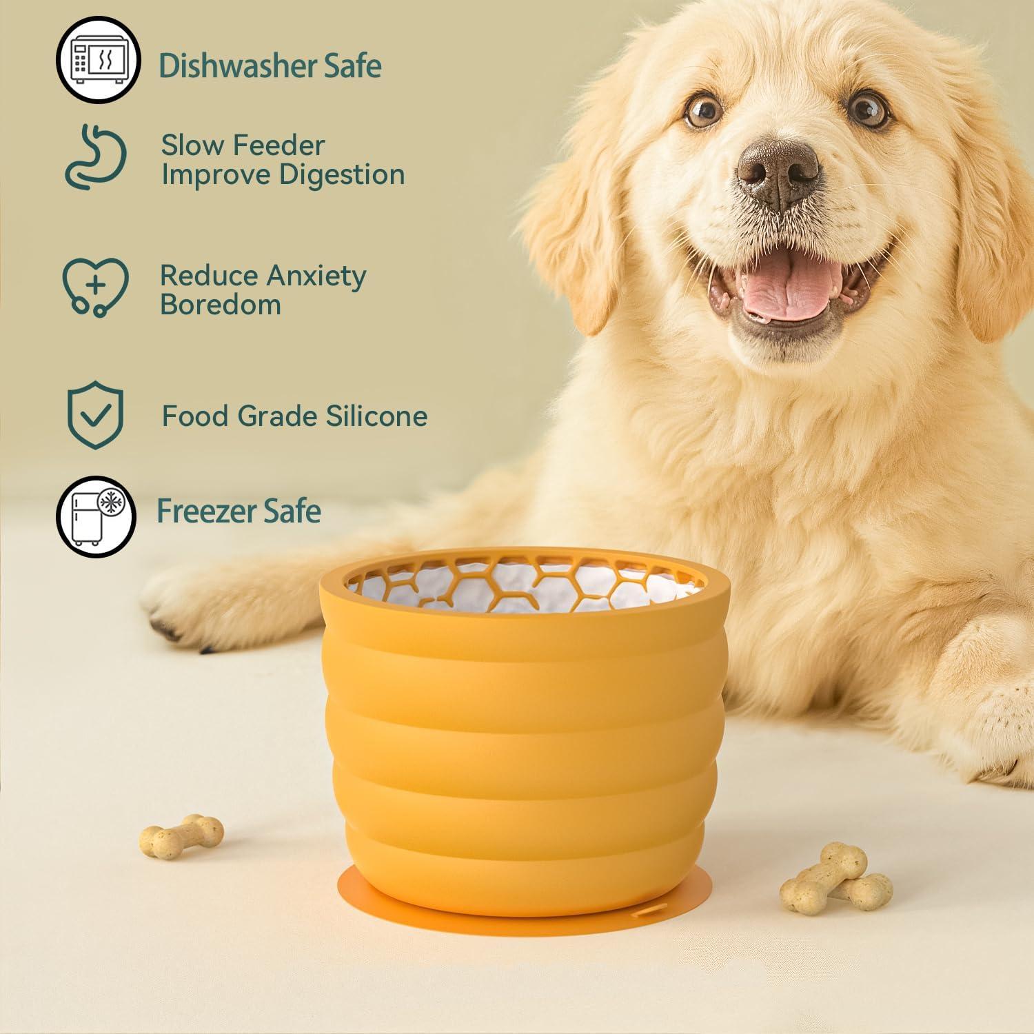 Cuenco de Alimentación Lenta Femont de Silicona 11x9.5cm