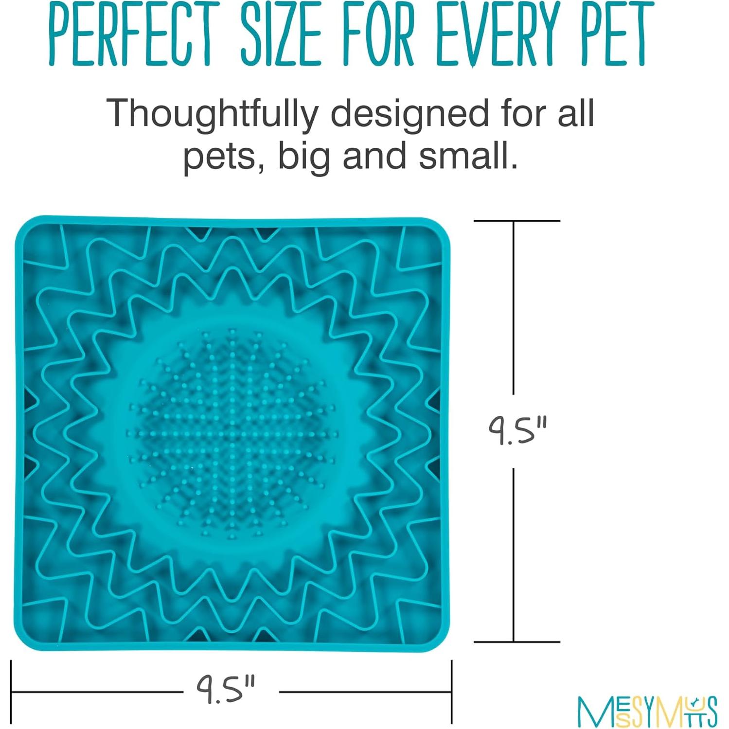 Tapete de Silicona Terapéutico Messy Mutts 24.1 cm para Perros y Gatos