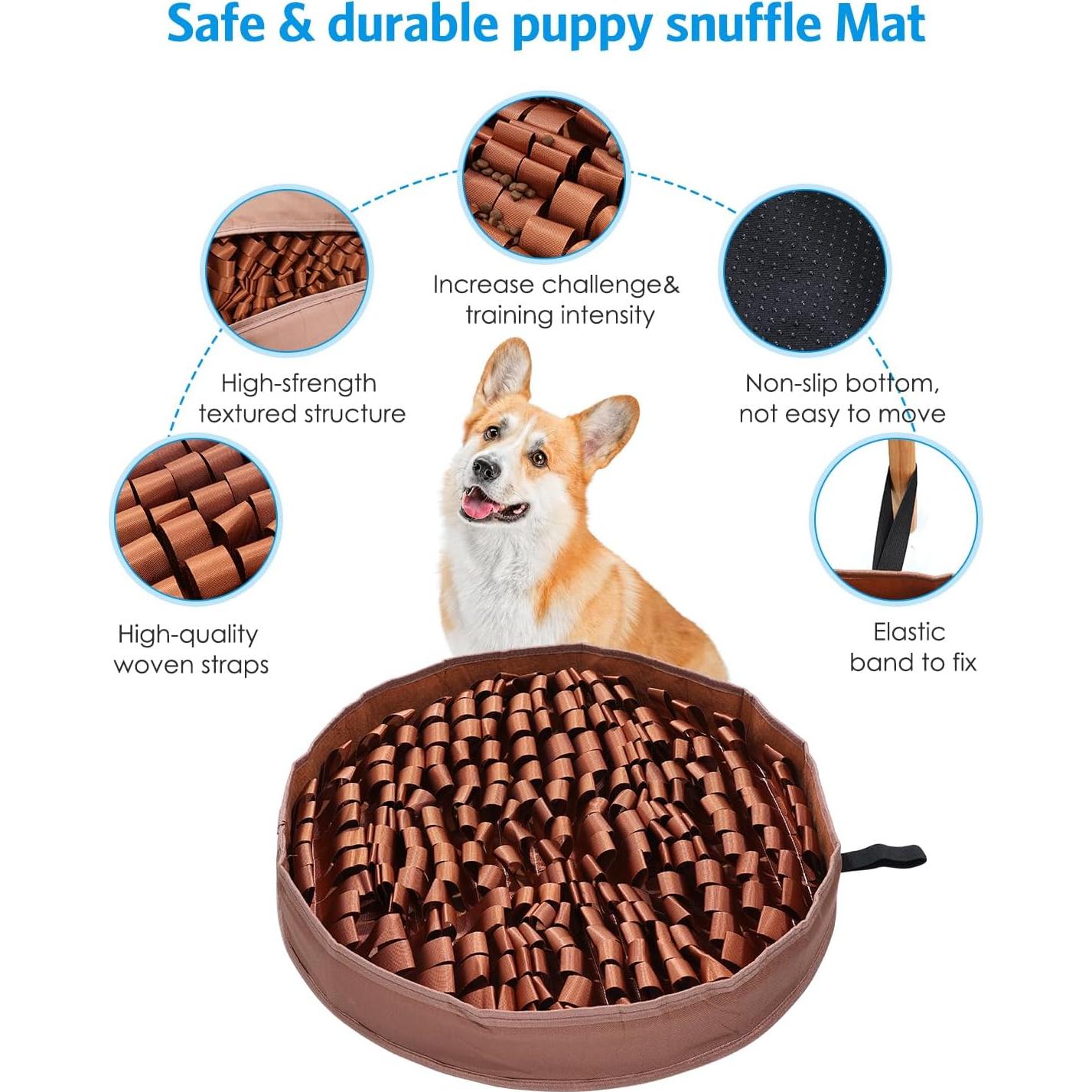 Alfombrilla de Olfateo AMIR para Perros 63.5x63.5cm Antigolosa