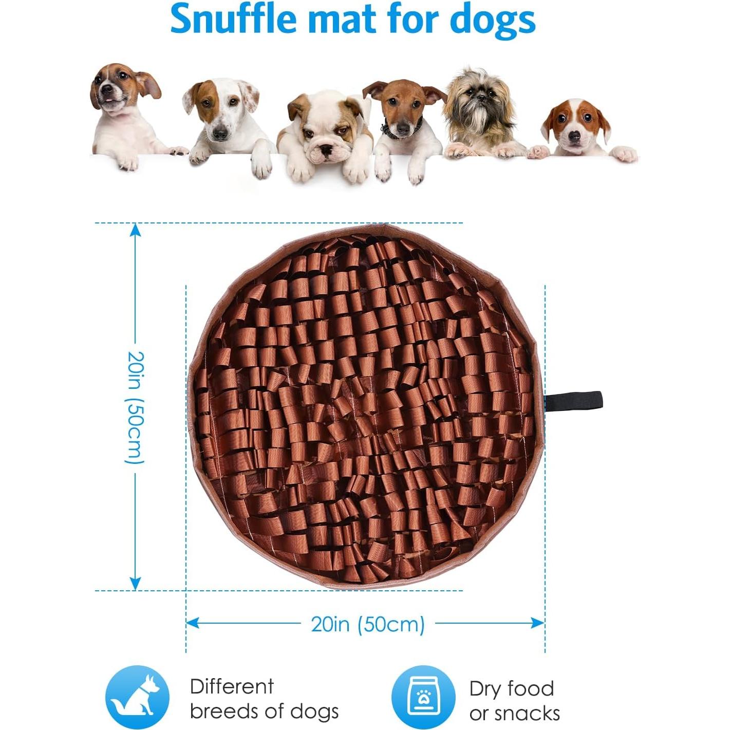 Alfombrilla de Olfateo AMIR para Perros 63.5x63.5cm Antigolosa