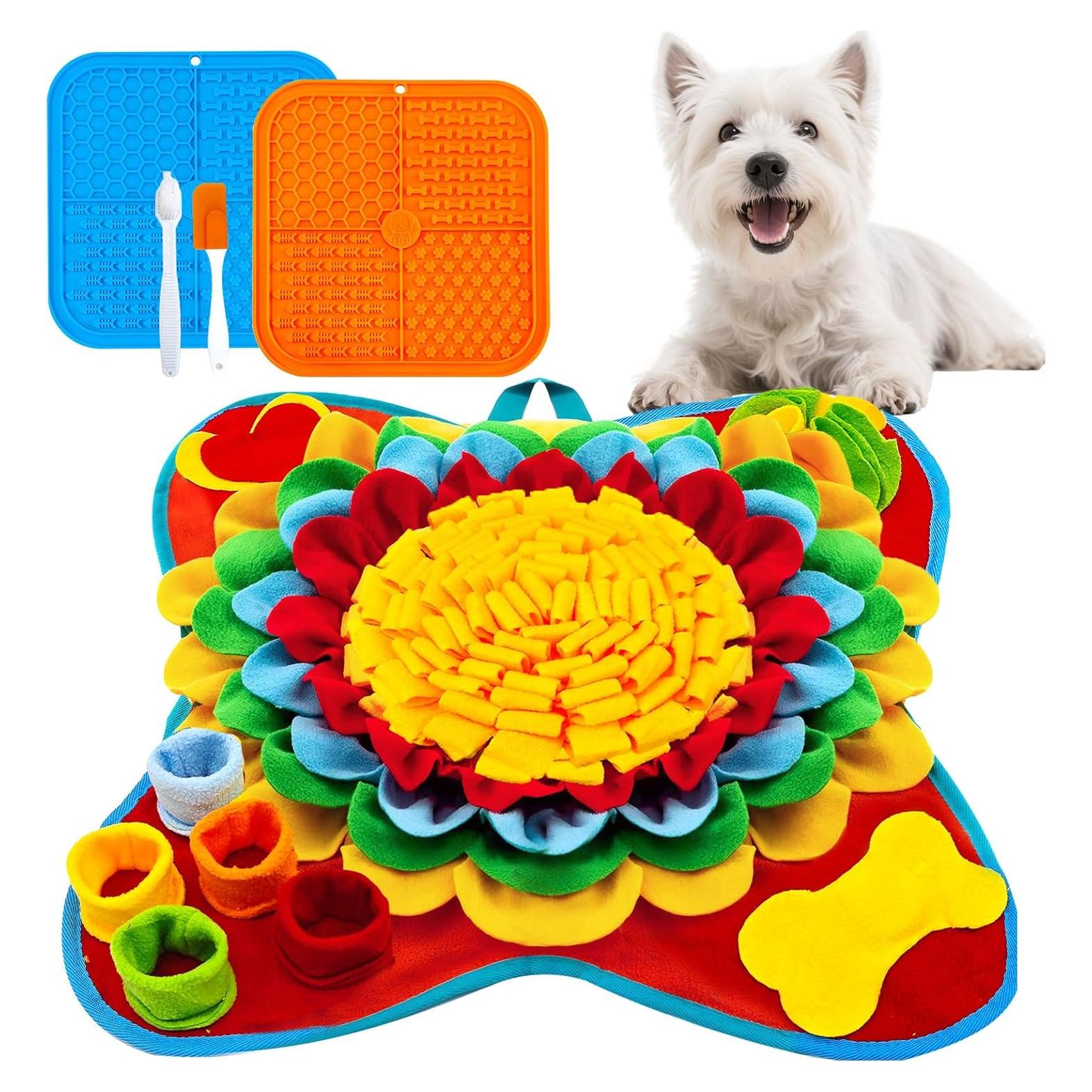 Juego de Alfombra de Olfato y Lamer Petcare 48x48 cm