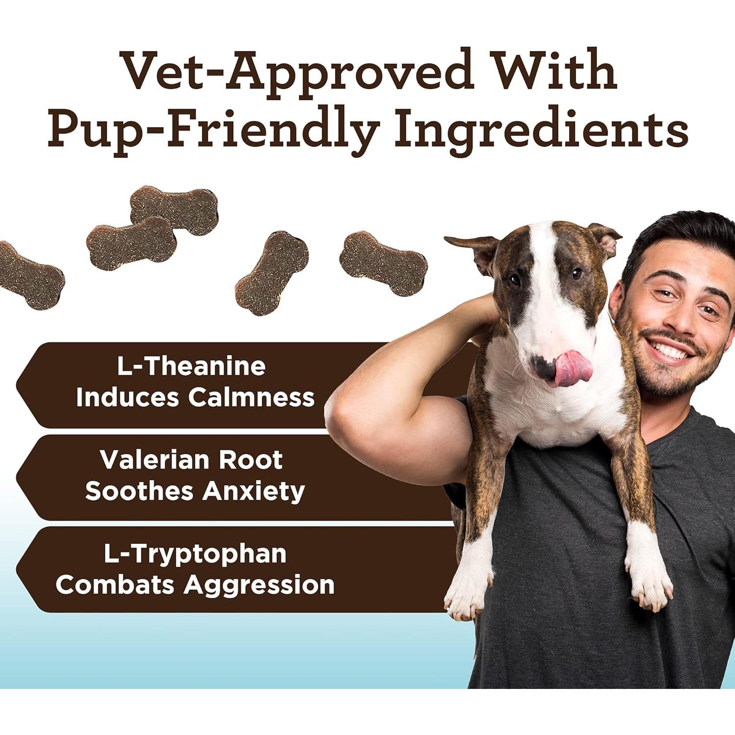 Golosinas Calmantes para Perros VetPro 120 Unidades - Natural