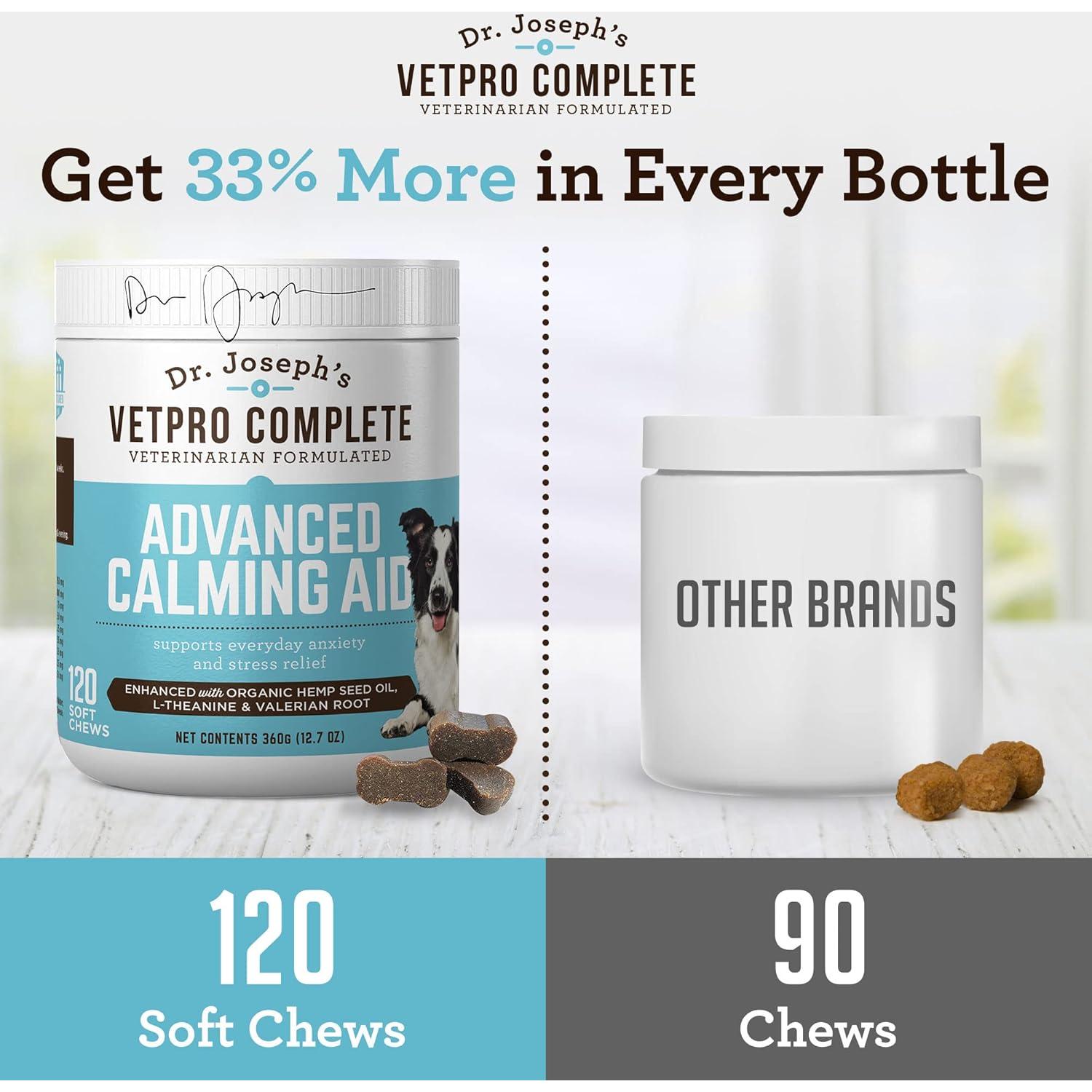 Golosinas Calmantes para Perros VetPro 120 Unidades - Natural