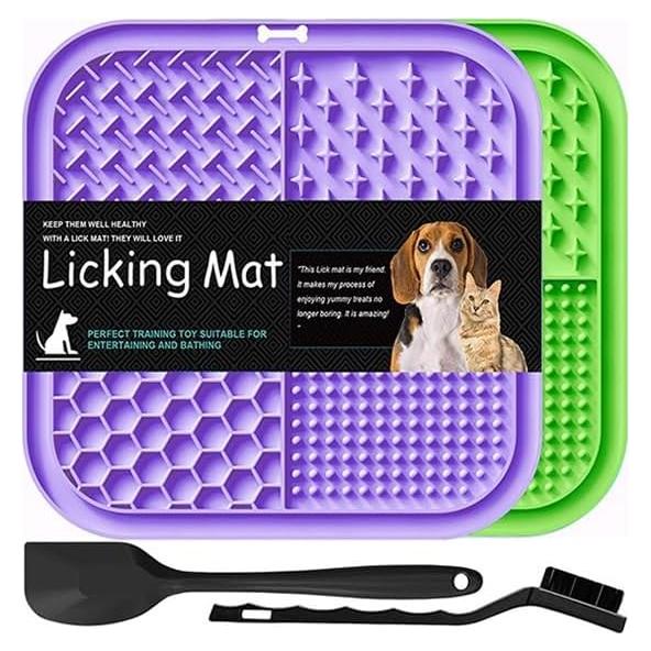 Alfombrilla de Lamer para Perros y Gatos YIBIKEHO 20x20cm