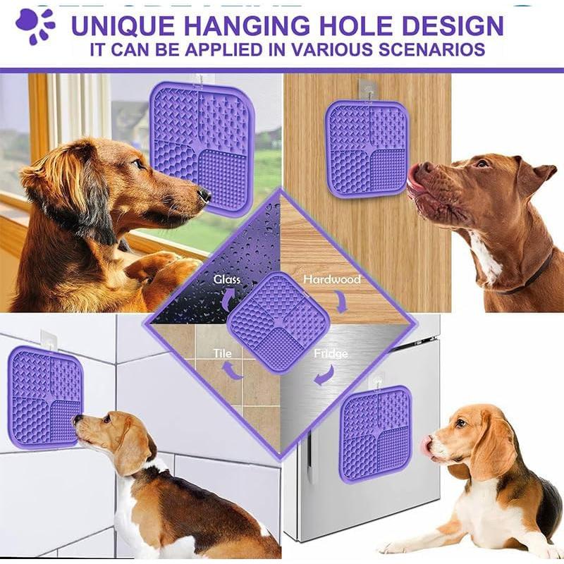 Alfombrilla de Lamer para Perros y Gatos YIBIKEHO 20x20cm