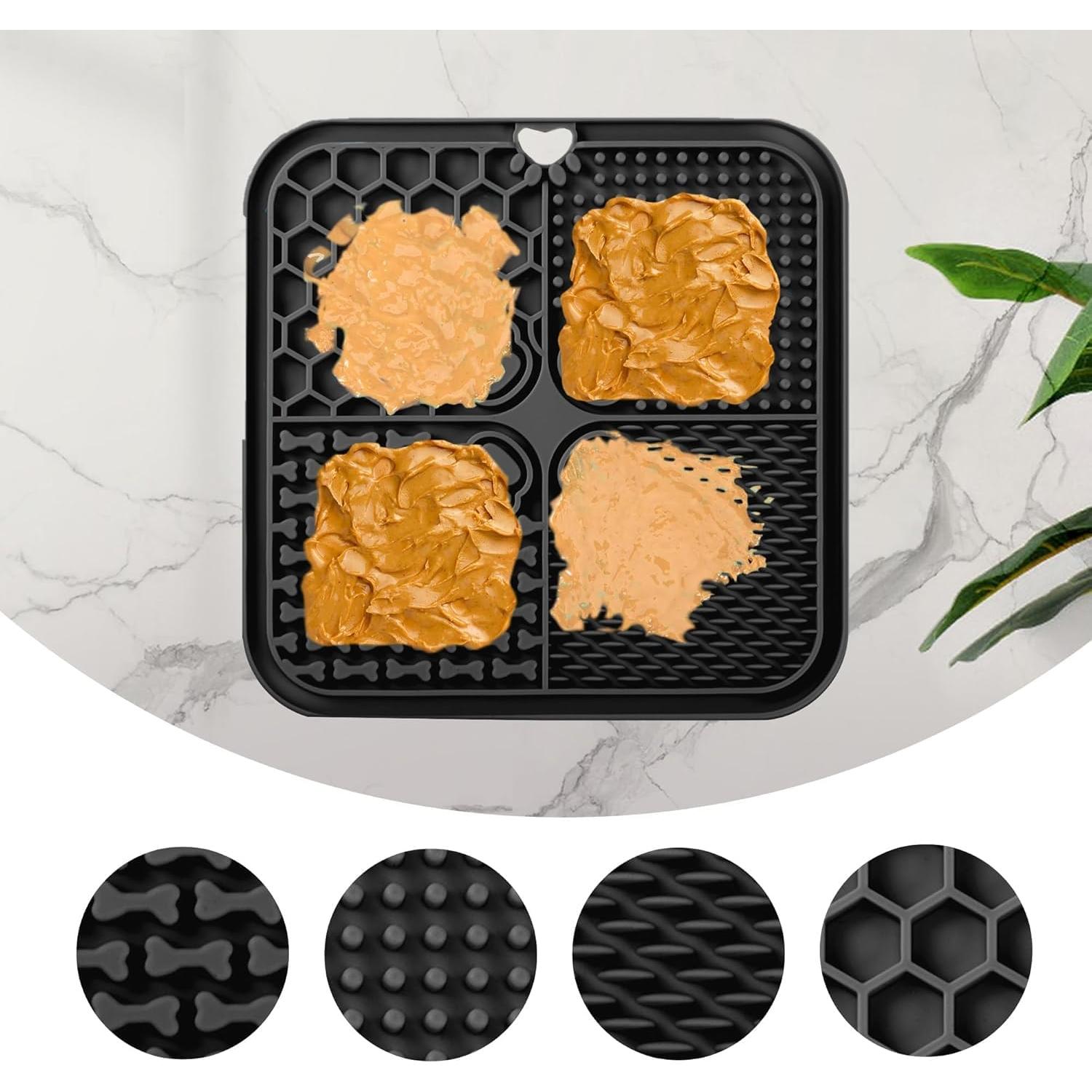 Alfombrilla de Lamer para Perros WLDJMP 20x20cm Antideslizante