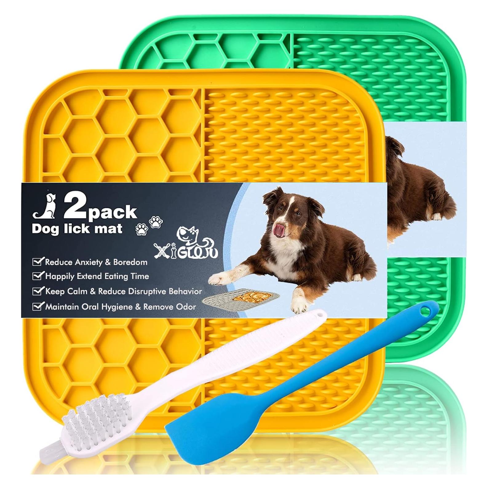 Alfombrilla de Lamer para Perros XIGOU - Paquete de 2 Grandes