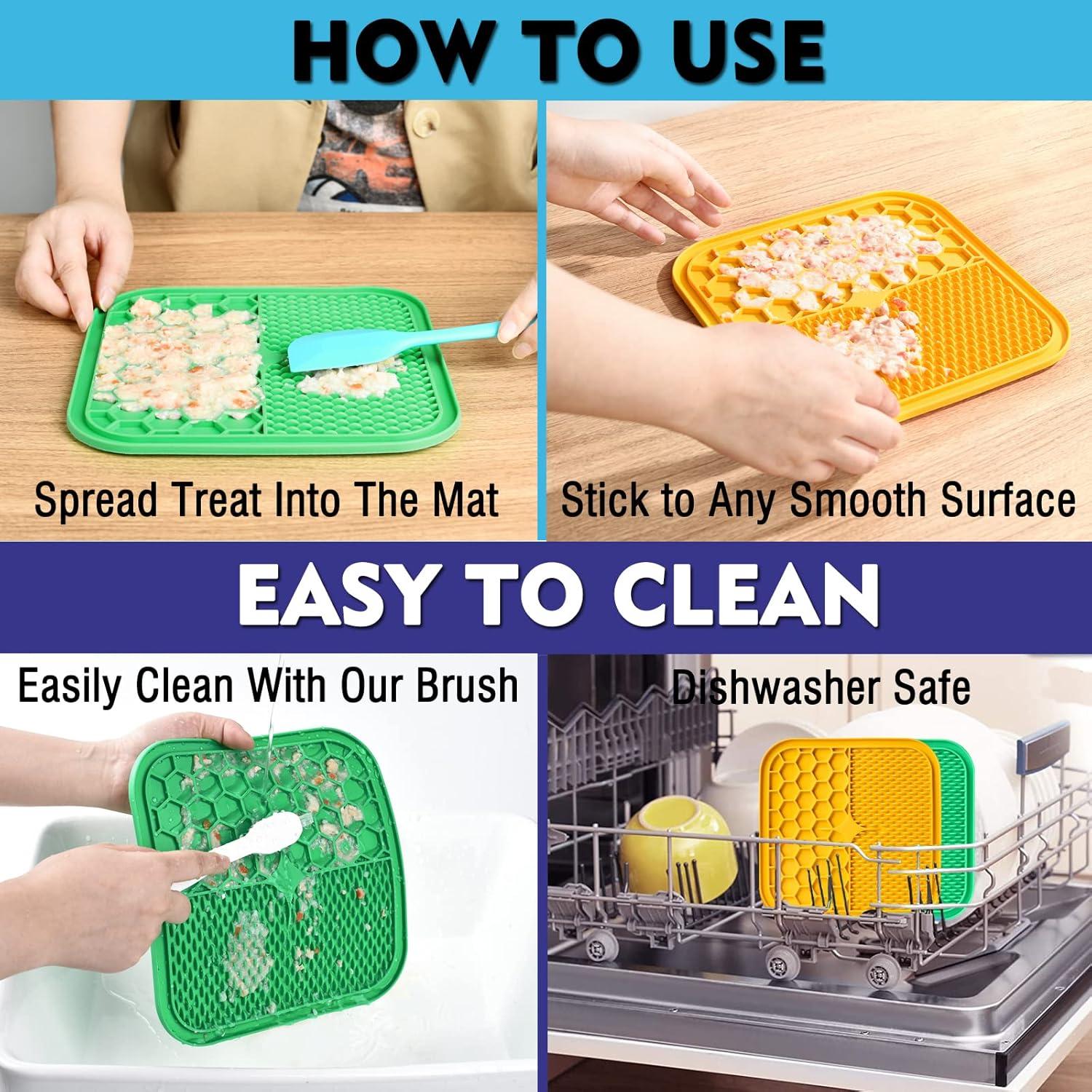 Alfombrilla de Lamer para Perros XIGOU - Paquete de 2 Grandes