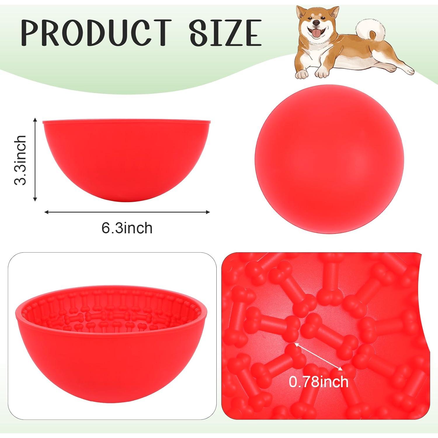 4 Tazones de Silicona Antideslizante para Perros HOFURME