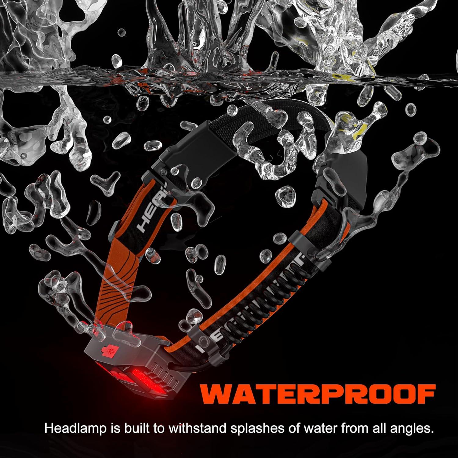 Linterna Frontal Recargable Golighteverus 1000 Lúmenes 230°