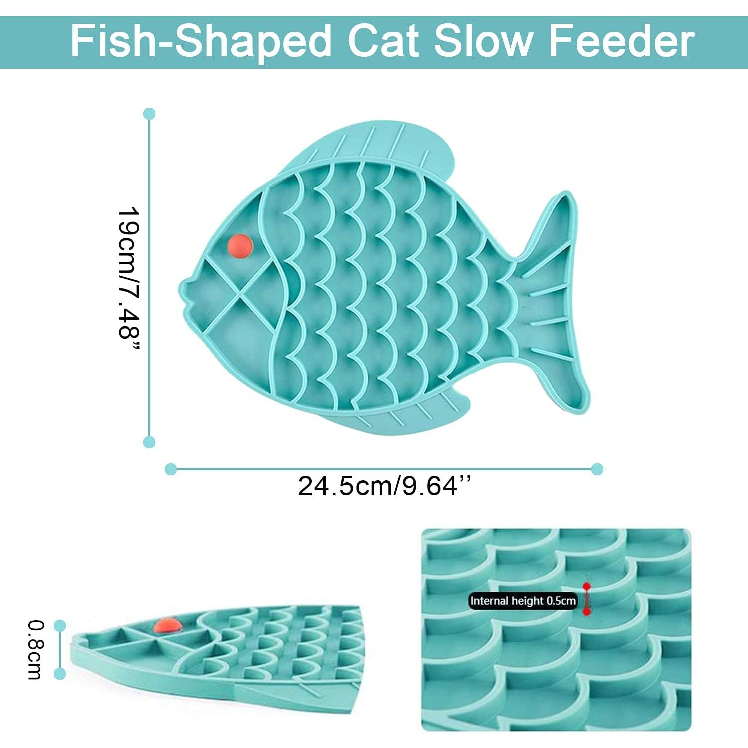 Alfombrilla de Golosinas para Gatos DLDER - 2 Piezas, Silicona