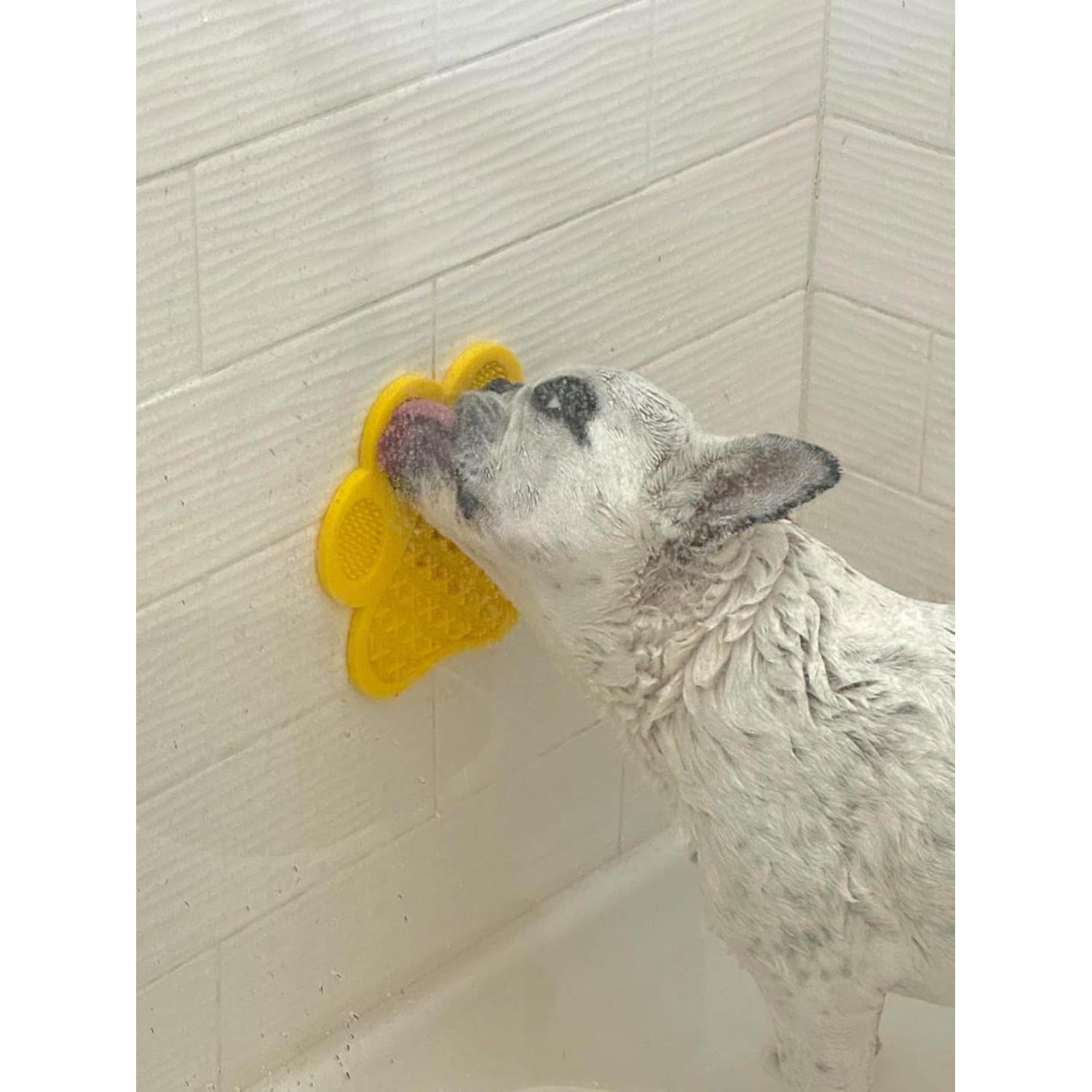 Alfombrilla para Lamer Perros Mycicy Rojo 17.78cm Antideslizante