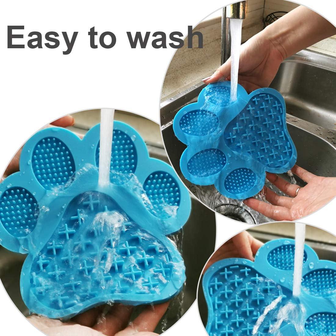 Alfombrilla para Lamer Perros Mycicy Rojo 17.78cm Antideslizante