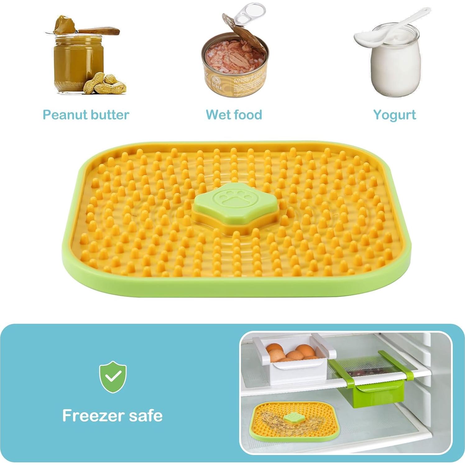 Alfombrilla de Lamer Avont para Perros y Gatos Naranja 18.5 cm