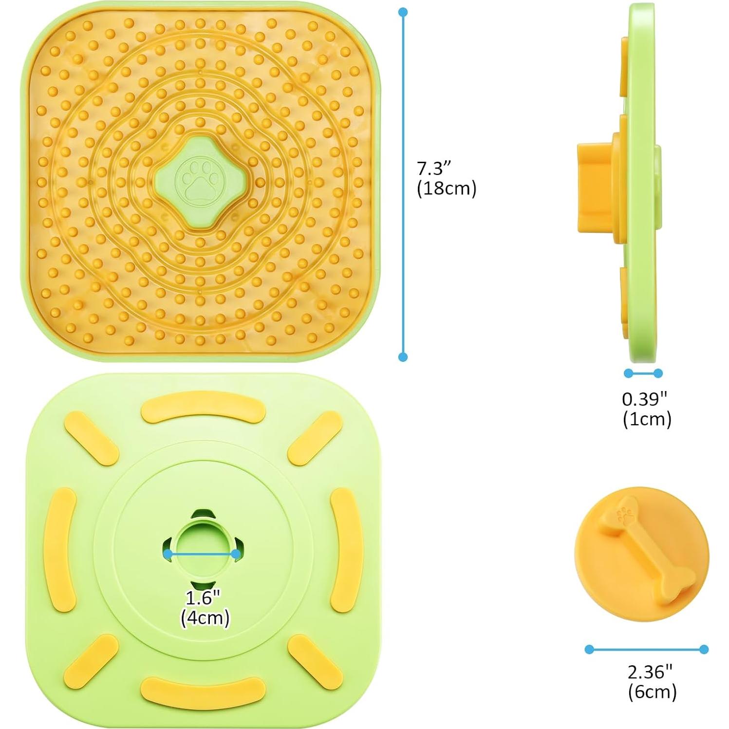 Alfombrilla de Lamer Avont para Perros y Gatos Naranja 18.5 cm