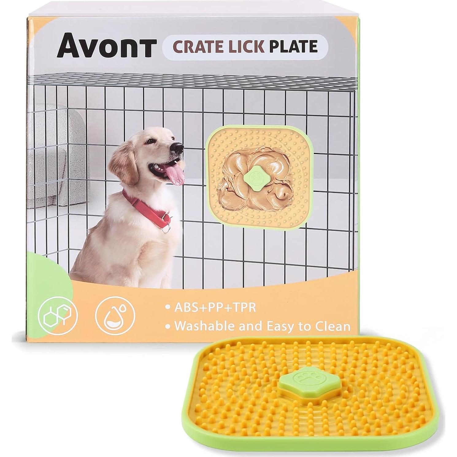 Alfombrilla de Lamer Avont para Perros y Gatos Naranja 18.5 cm