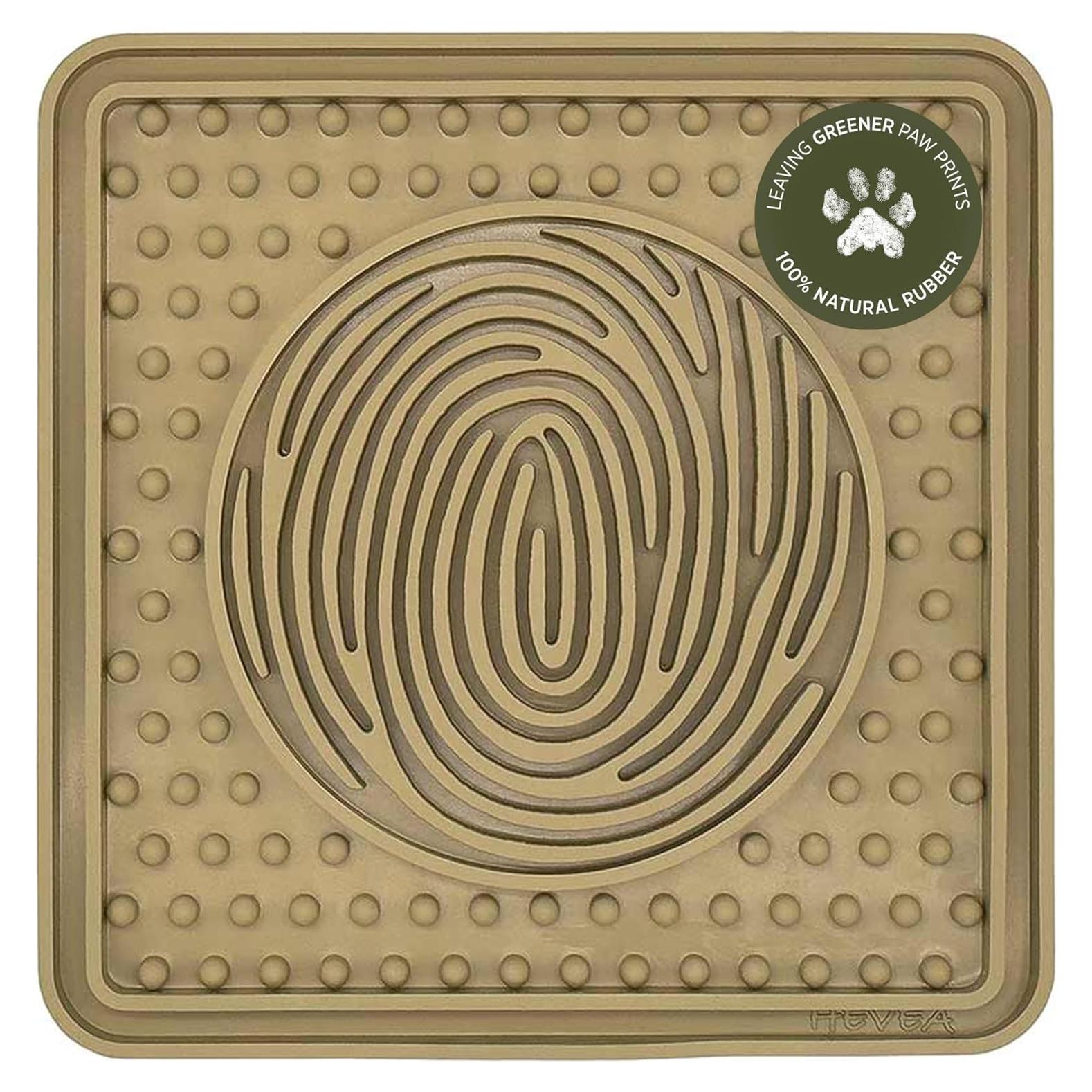 Alfombrilla para Lamer Perros HEVEA Caucho Natural 19.5cm
