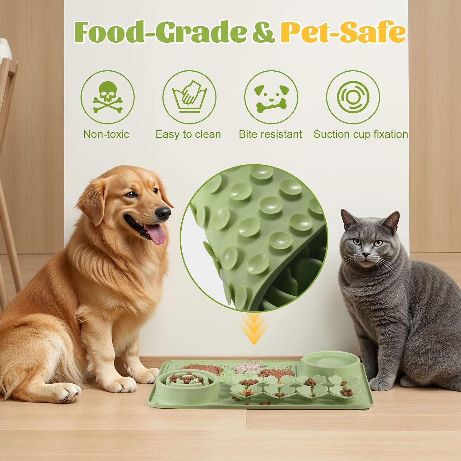 Alfombrilla de Silicona para Lamer Star&Mi 42.5x28.5cm Verde