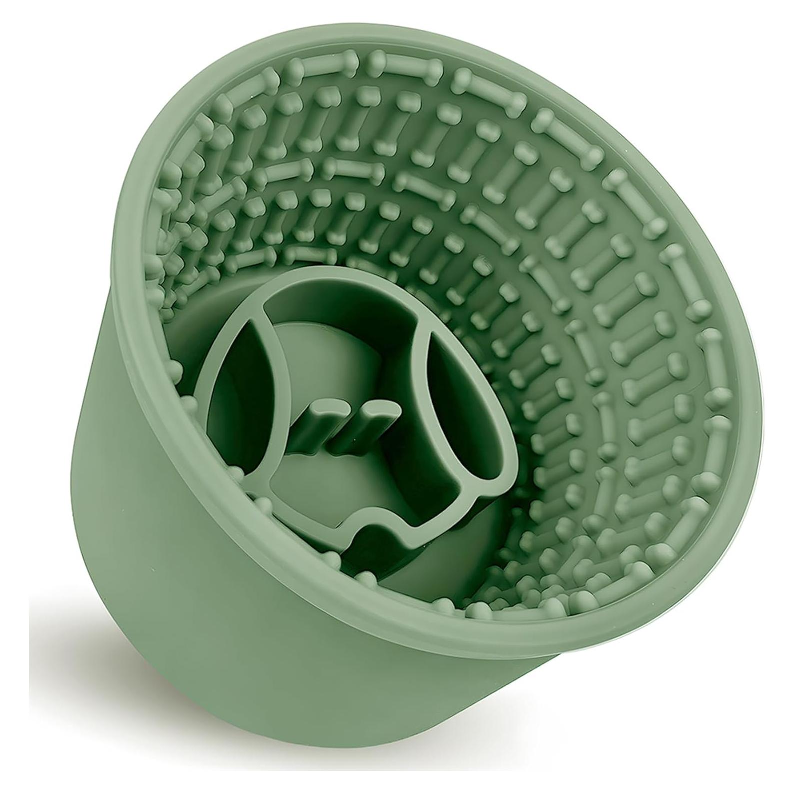 Cuenco de Silicona Antideslizante ZOURYNUA 4.2 Tazas Verde