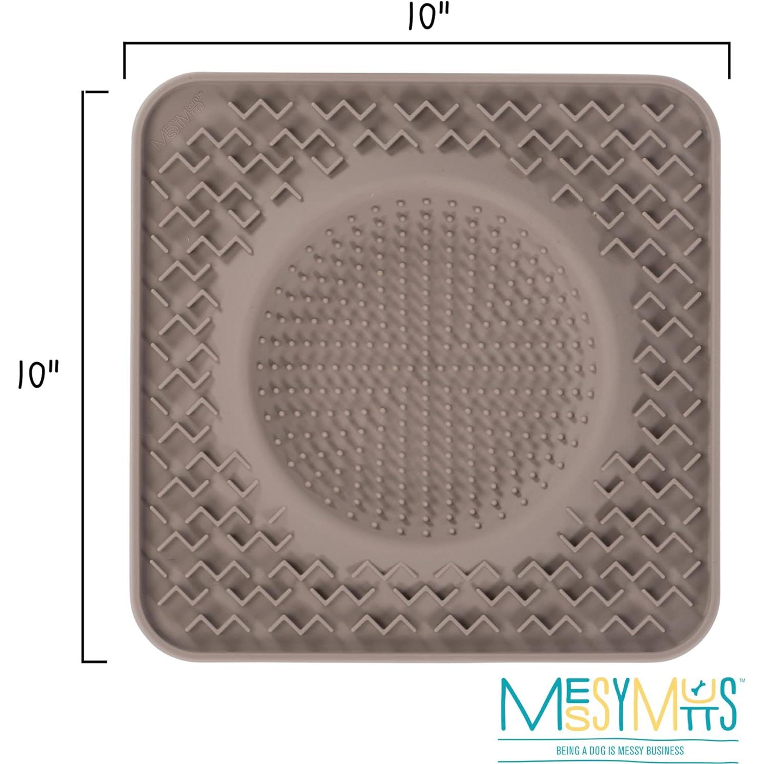 Alfombrilla de Lamer Silicona Messy Mutts 25.4 cm para Perros y Gatos