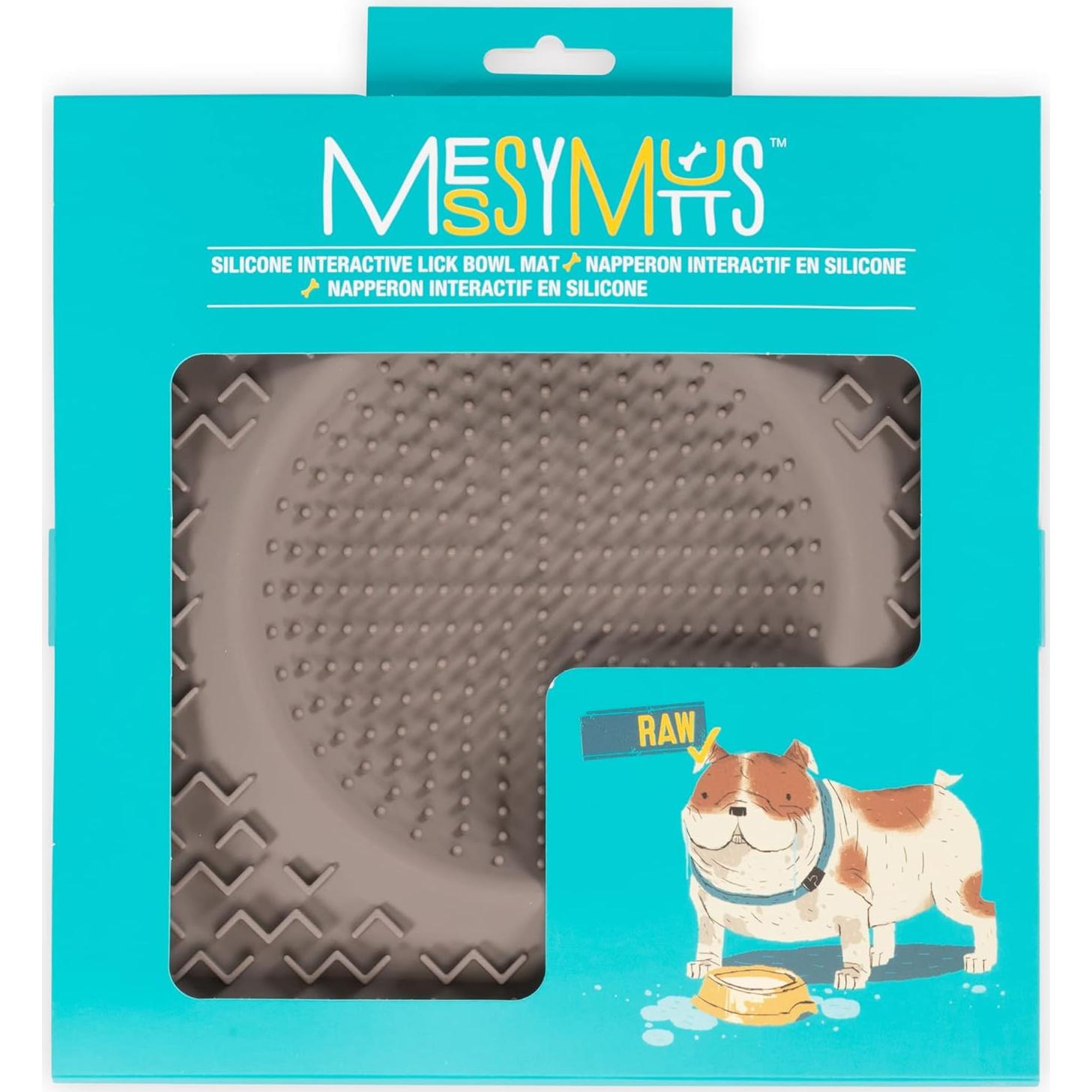 Alfombrilla de Lamer Silicona Messy Mutts 25.4 cm para Perros y Gatos