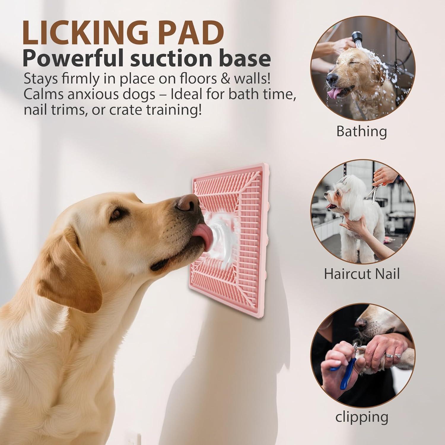 Alfombrilla Lick PawSailor Rosa 22.1cm para Perros y Gatos