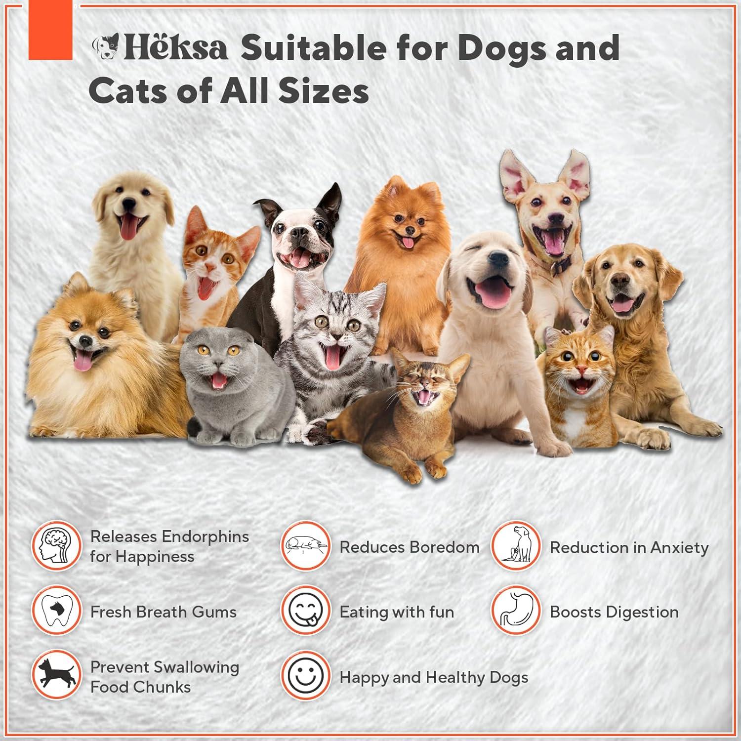 Alfombrilla de Lamido Heksa para Perros y Gatos - Alivio de Ansiedad