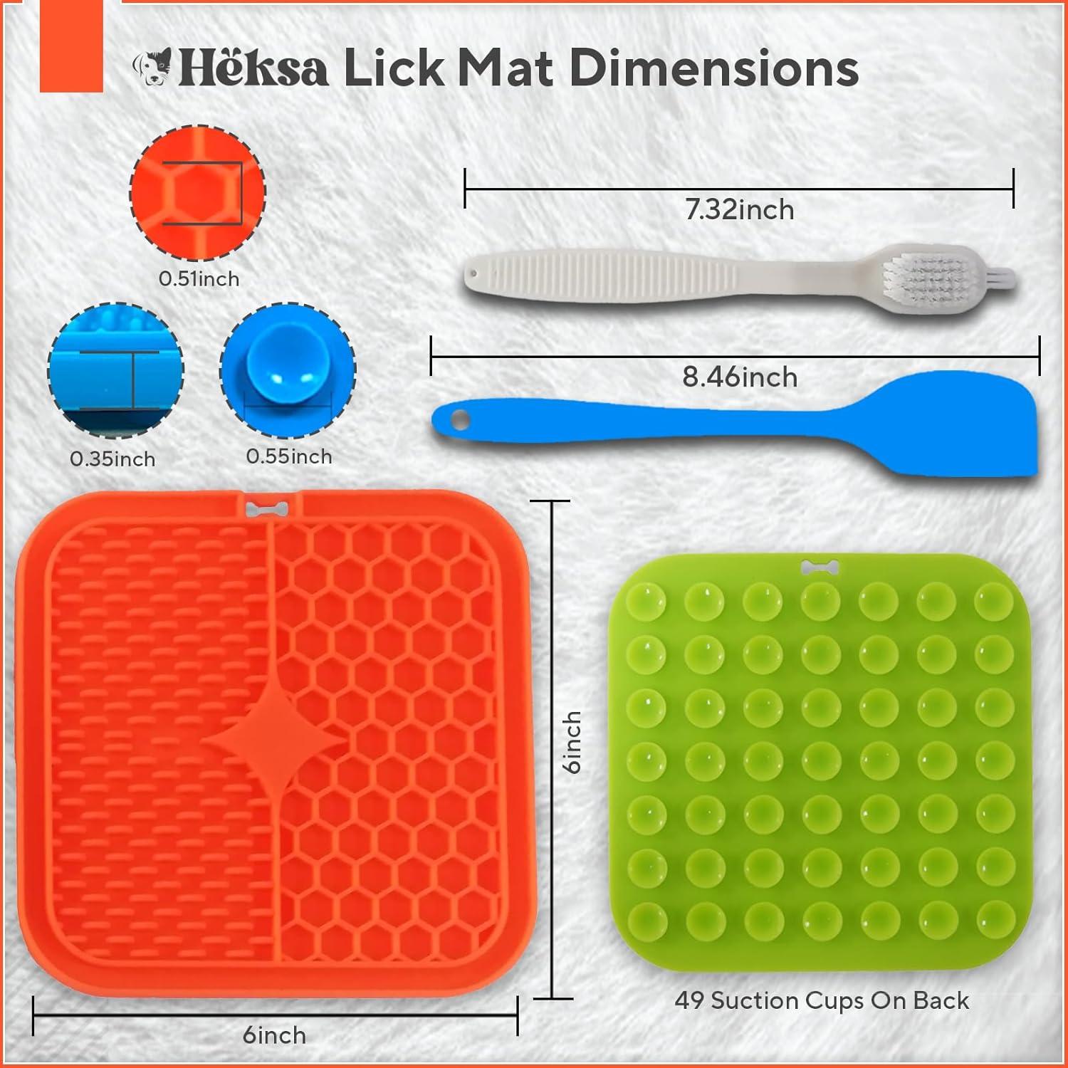 Alfombrilla de Lamido Heksa para Perros y Gatos - Alivio de Ansiedad