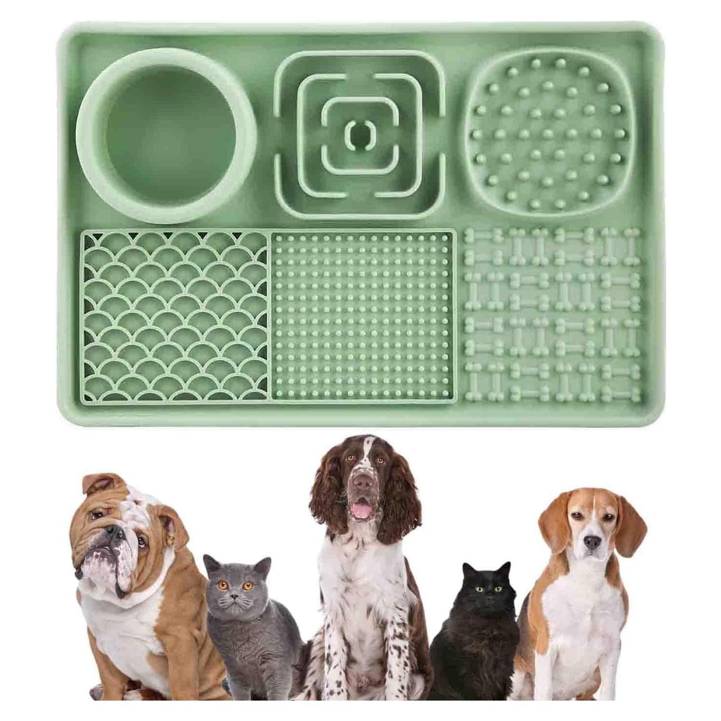 Alfombrilla de Silicona para Perros MIKITOYzone Verde 27.9x12.7cm