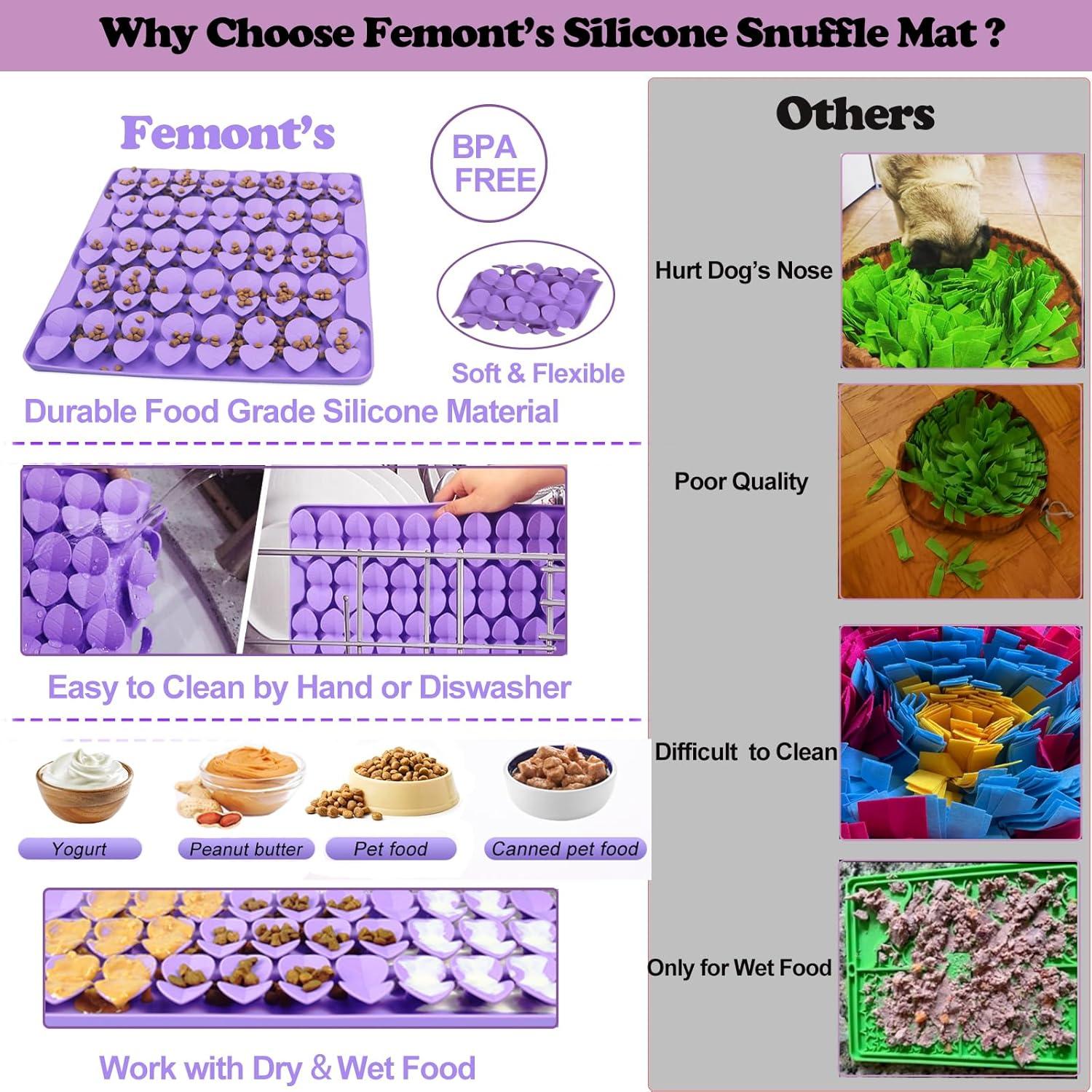 Alfombra de Olfateo Femont para Perros y Gatos L 41.4x41.4cm