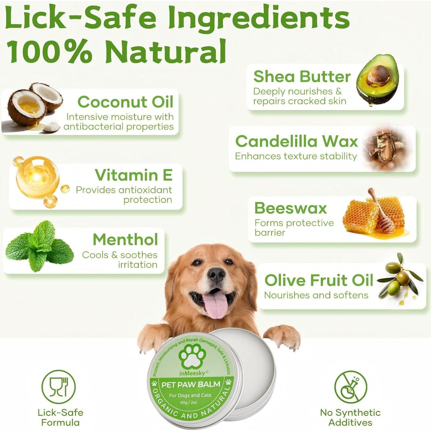 Bálsamo Hidratante para Patas y Nariz de Perro Inmeesky 56.7g