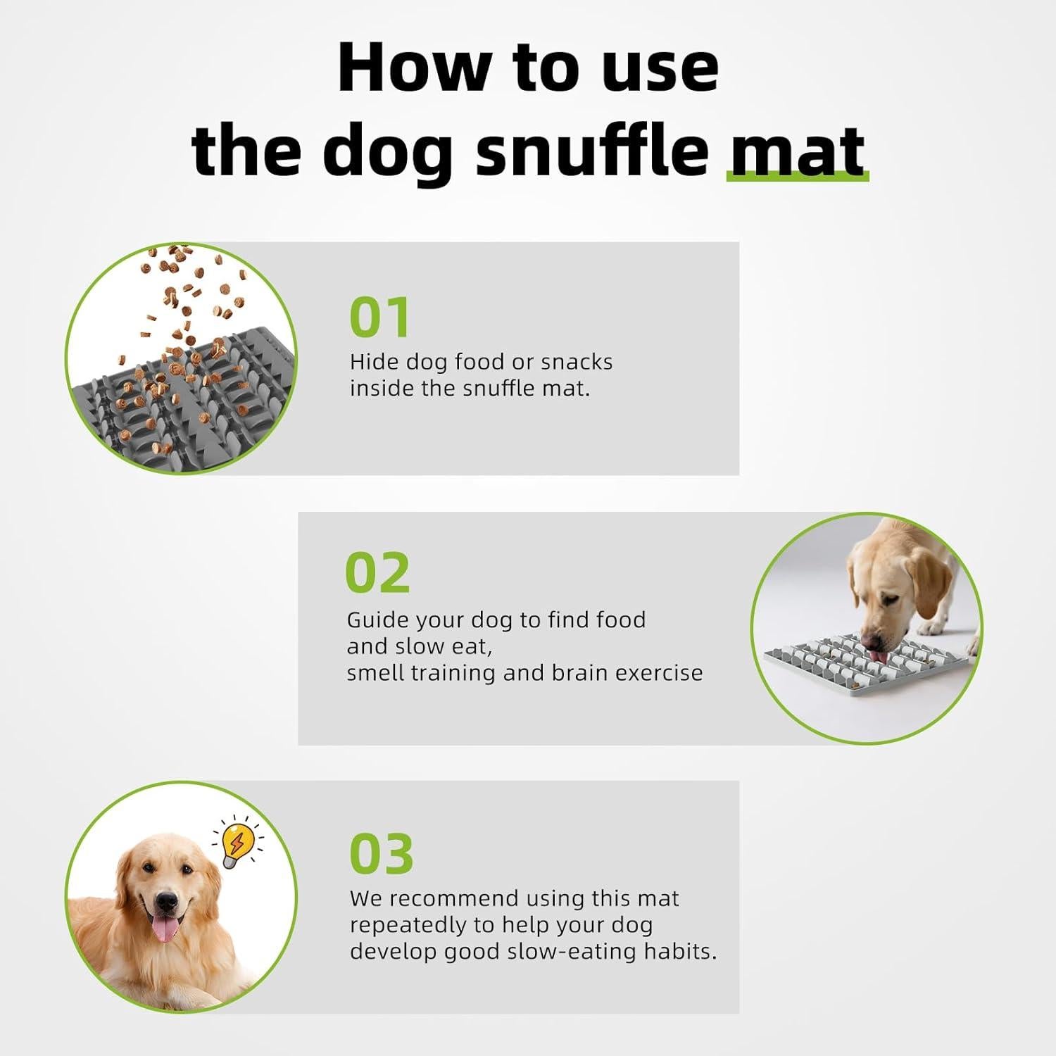 Alfombra de Olfateo para Perros SUPERDESIGN Gris 30x30cm