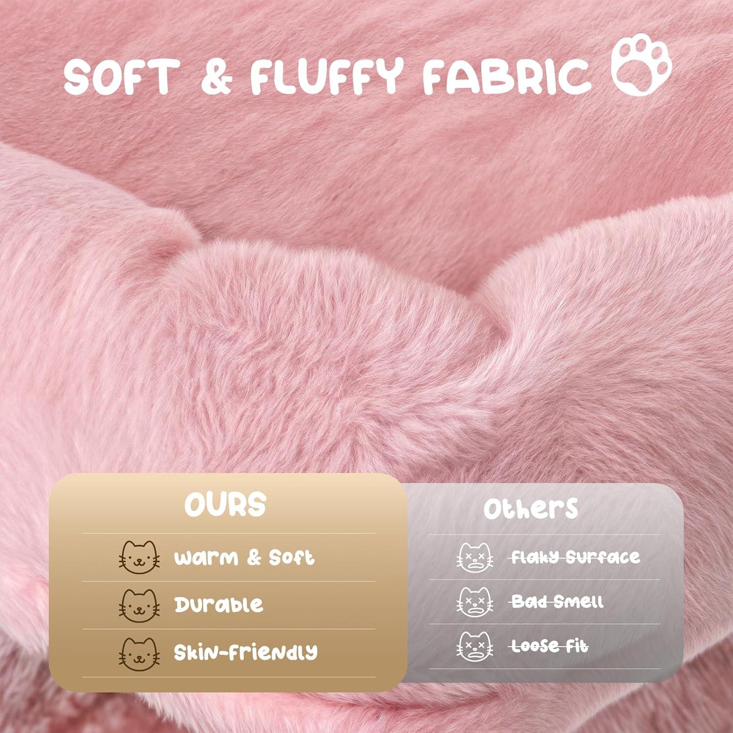 Torre para Gatos MoNiBloom 91 cm con Rascador y Hamaca Rosa