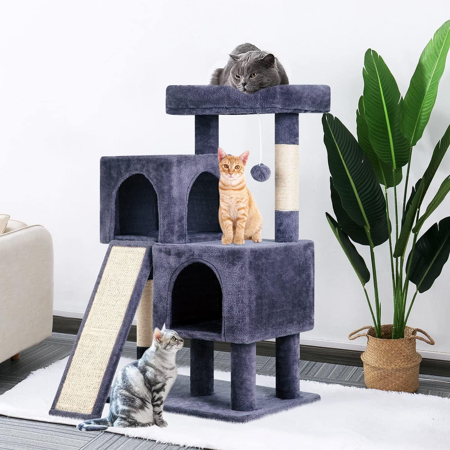 Árbol para Gatos BestPet 91 cm con Rampa y Condominios