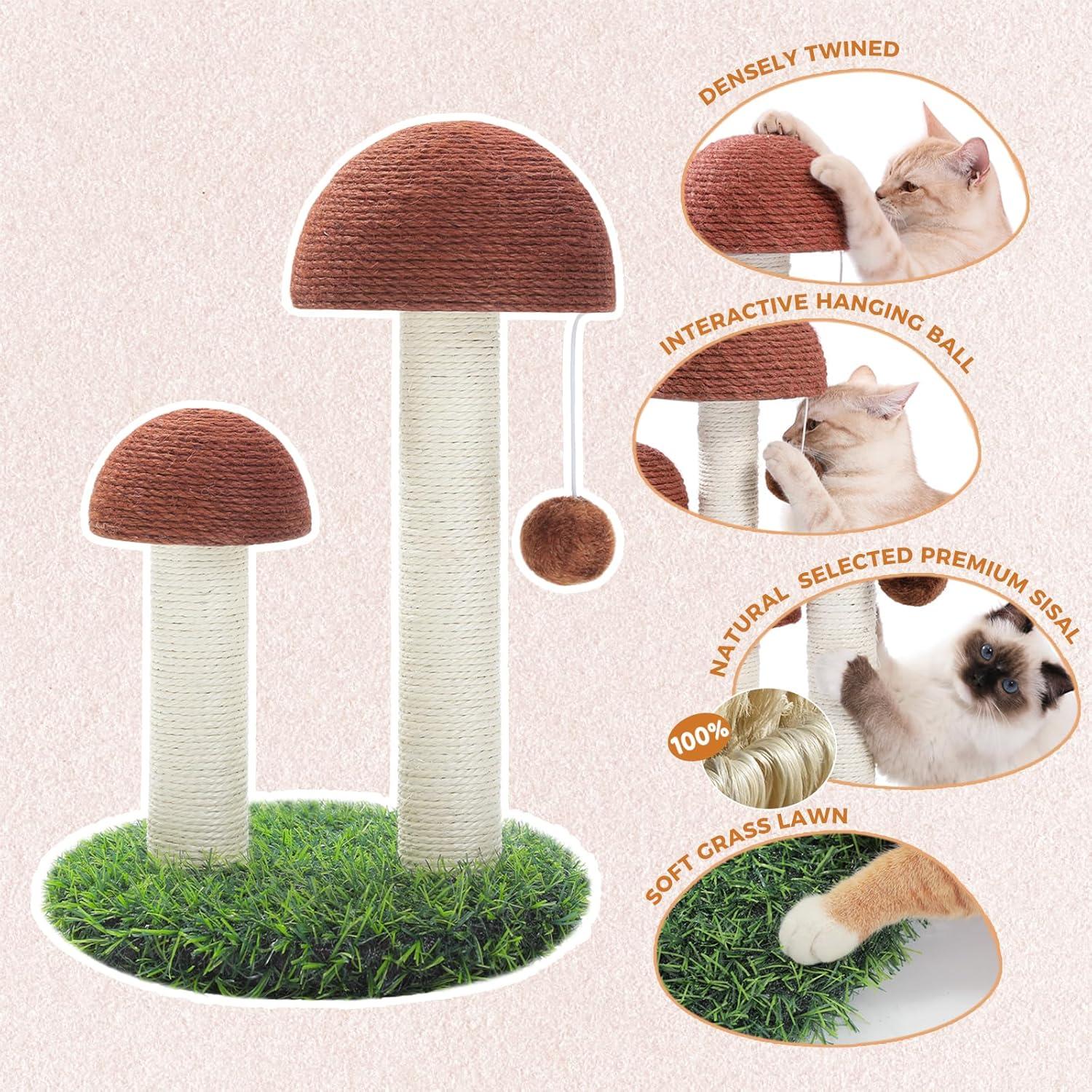 Poste Rascador para Gatos PETEPELA 48 cm con Sisal Natural