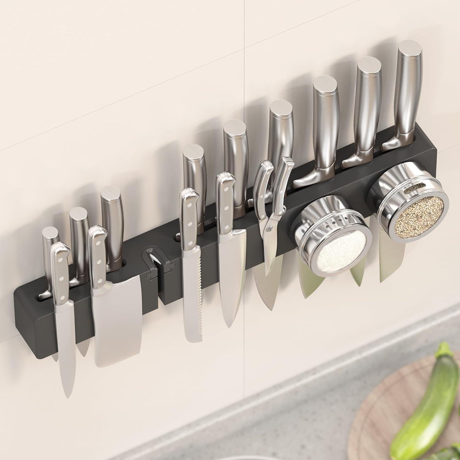 Soporte Magnético para Cuchillos MHXW SXPN 40.64 cm Madera Acacia