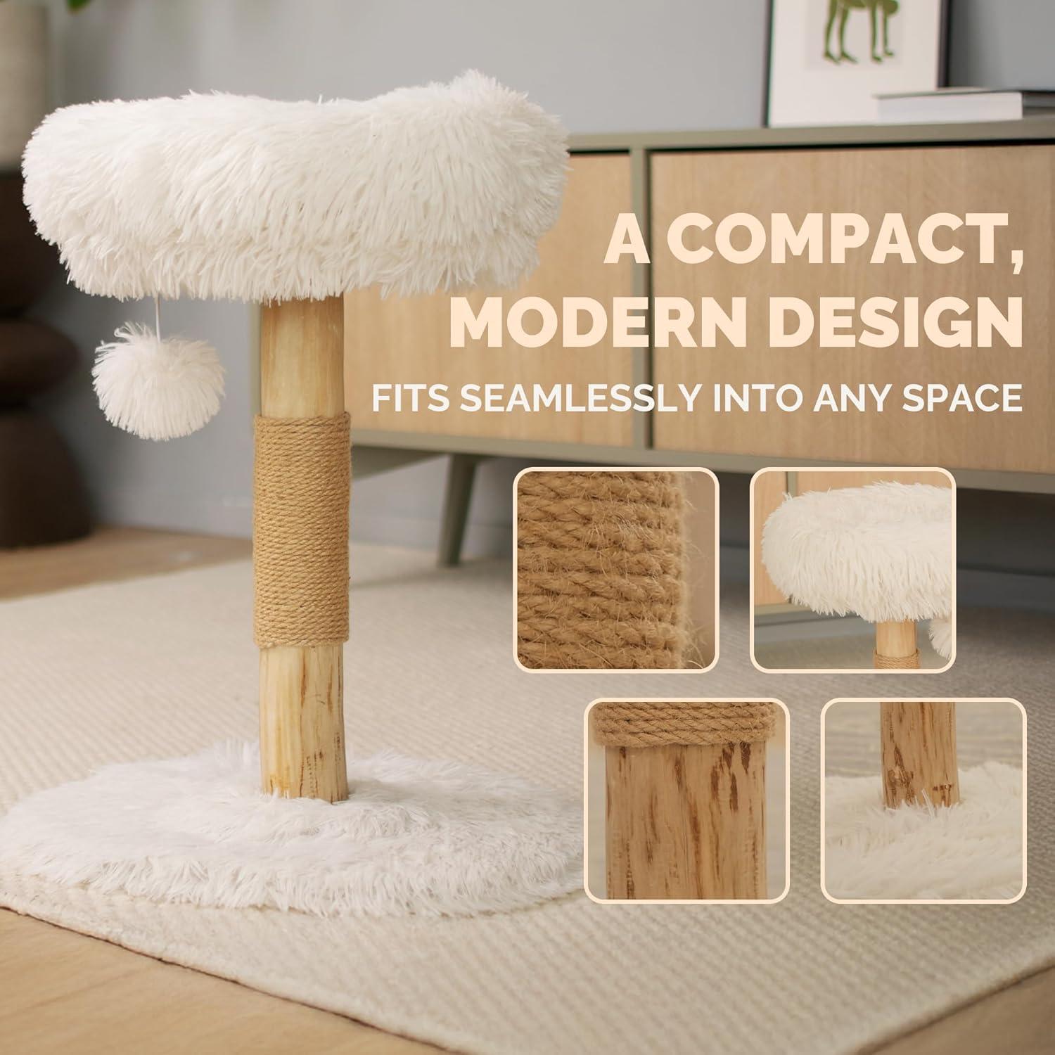 Árbol para Gatos Pathosio Pequeño - Torre Rascador Compacta 53cm