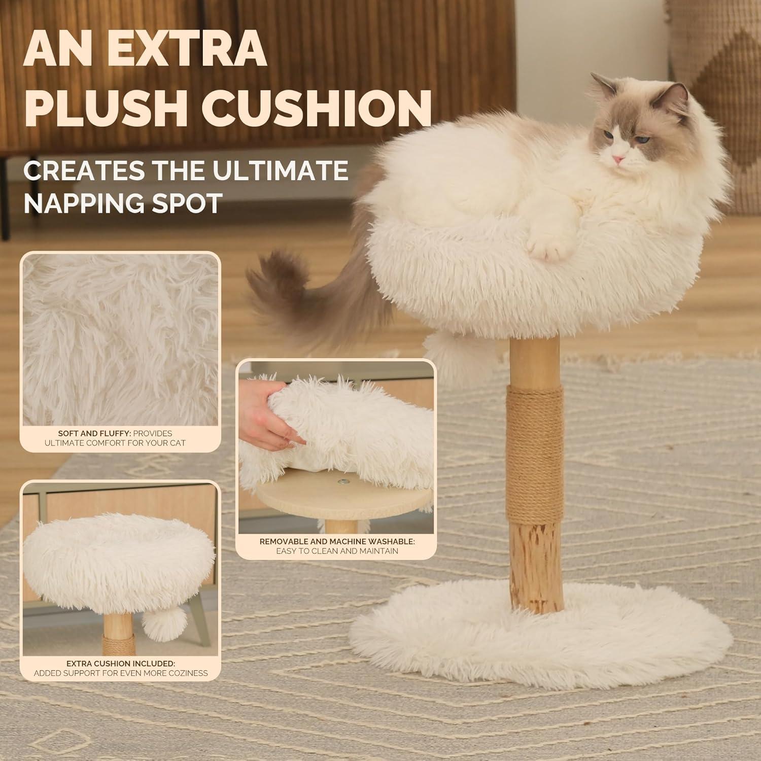 Árbol para Gatos Pathosio Pequeño - Torre Rascador Compacta 53cm