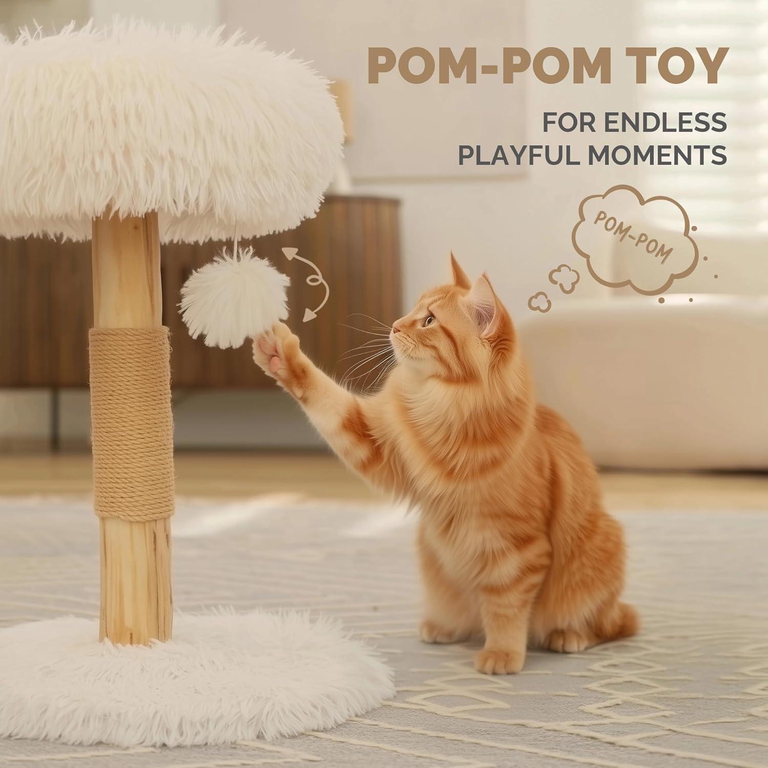 Árbol para Gatos Pathosio Pequeño - Torre Rascador Compacta 53cm