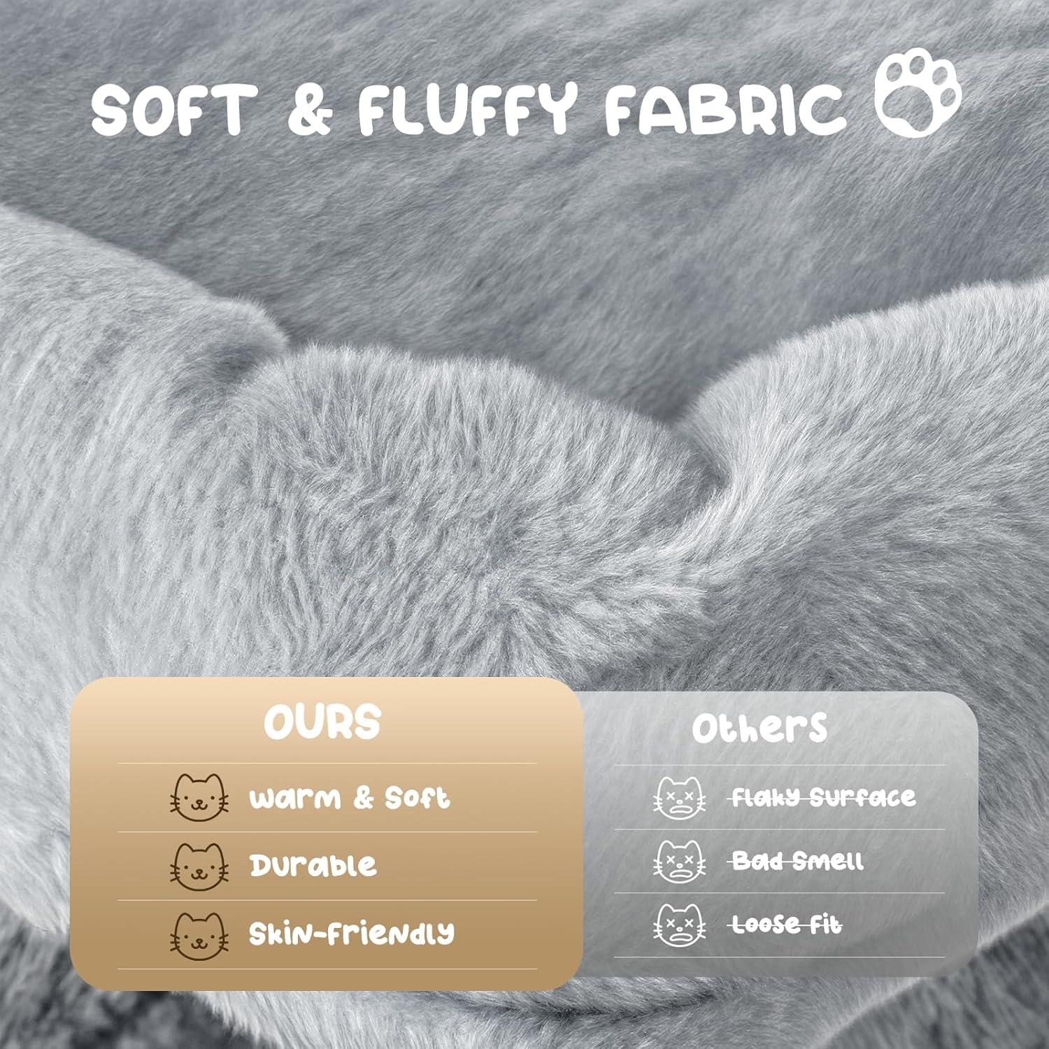 Torre para Gatos MoNiBloom 152.4 cm Gris Claro con Rascador