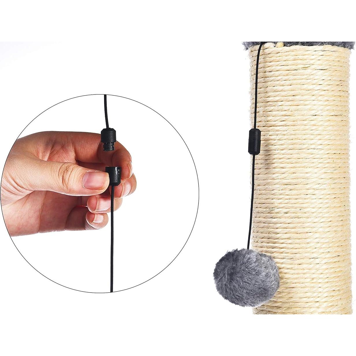 Rascador para Gatos Amazon Basics 80 cm Gris - Clásico Mediano