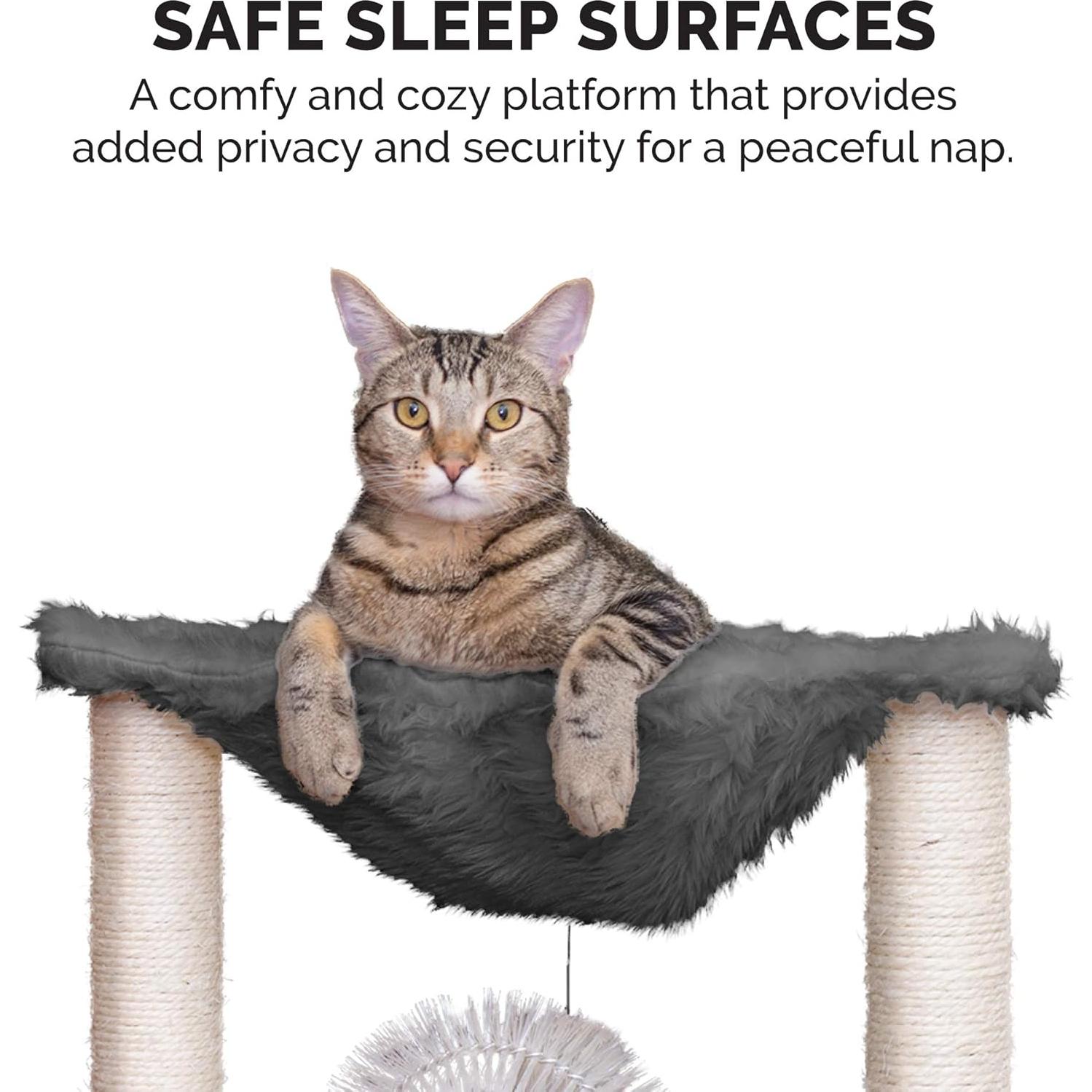 Parque Infantil para Gatos Furhaven Tiger Tough - Plata