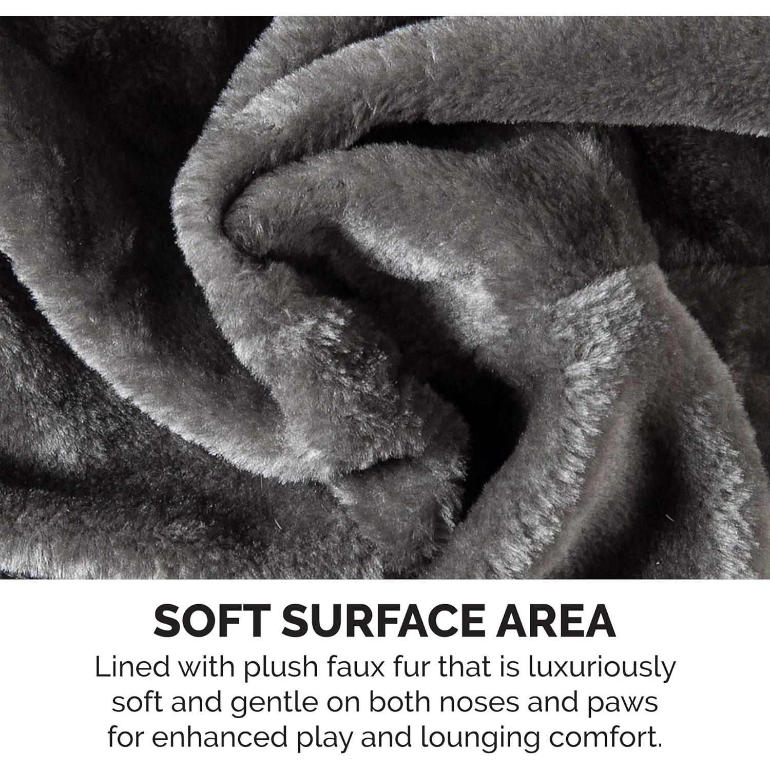 Parque Infantil para Gatos Furhaven Tiger Tough - Plata